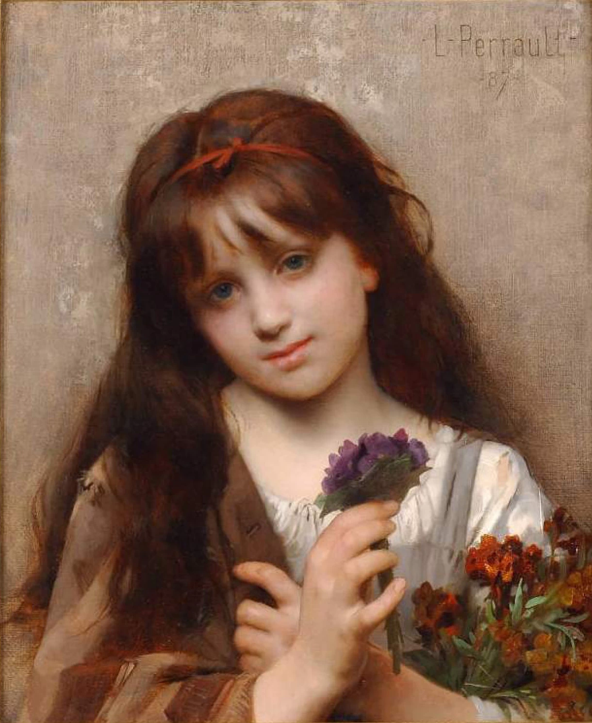 La venditrice di fiori, 1887
